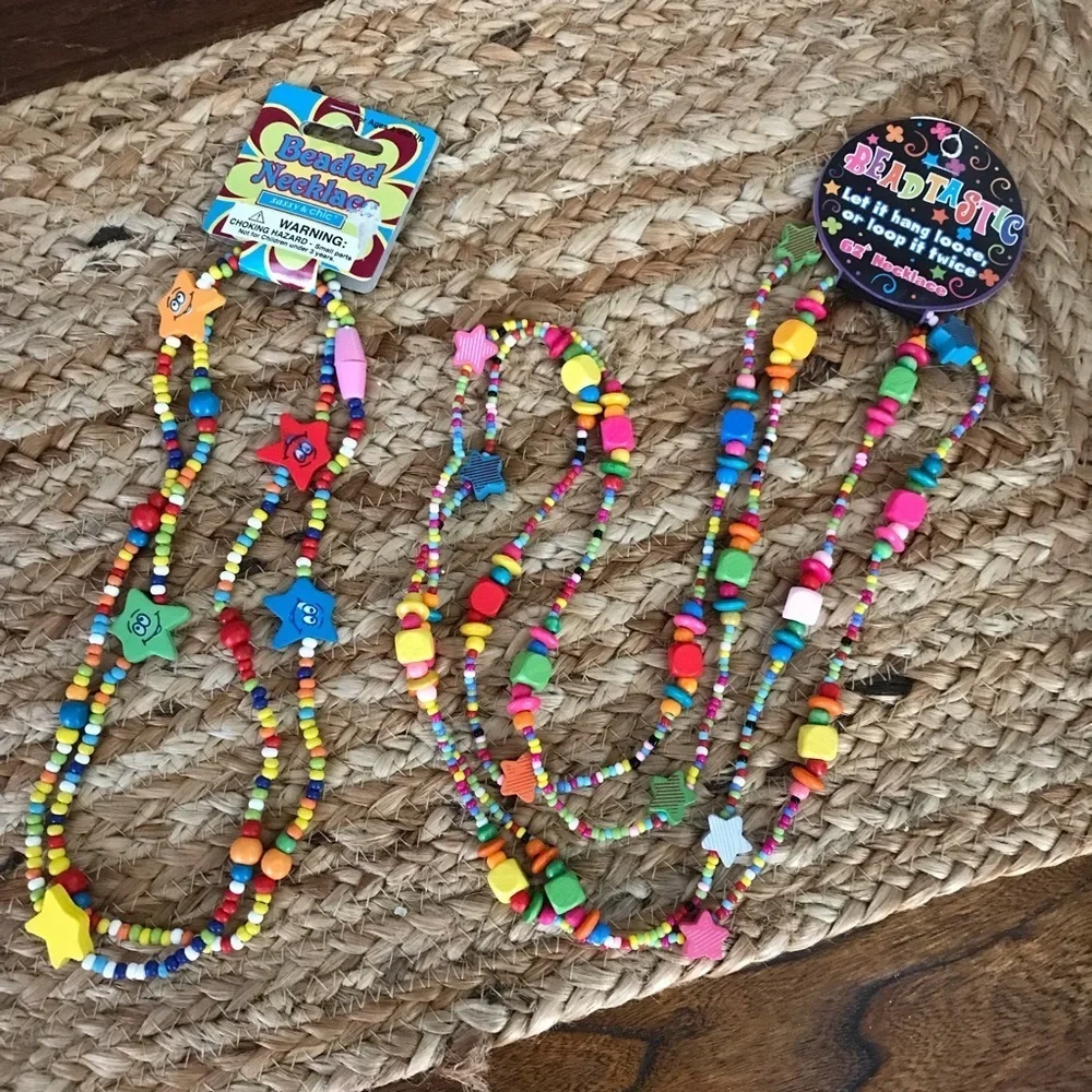 ⭐️Wooden Necklaces Set/2